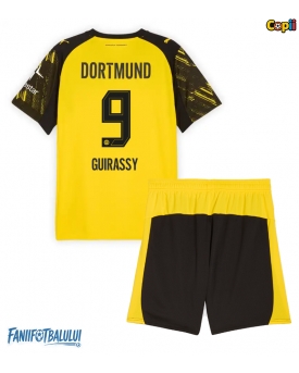 Borussia Dortmund Serhou Guirassy #9 Echipament de Fotbal Replică 2025-26 Copii Acasa (+ Șorturi)
